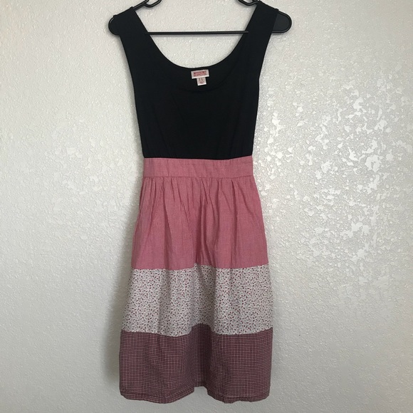 patchwork cottagecore vibes dress - Picture 3 of 7